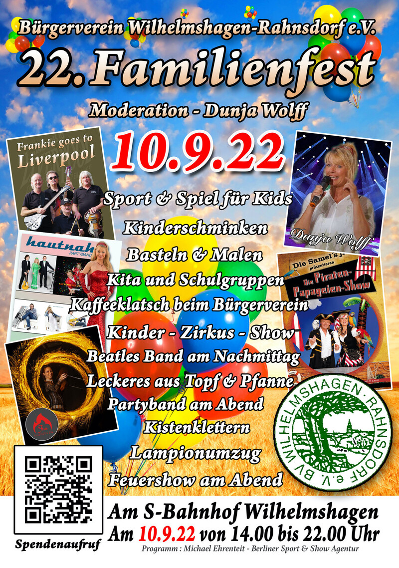 Familienfest in Wilhelmshagen, Erkner